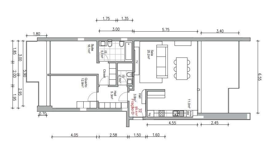 Apartamento T2 com garagem em zona dos Olivais, Coimbra - Grande imagem: 2/16