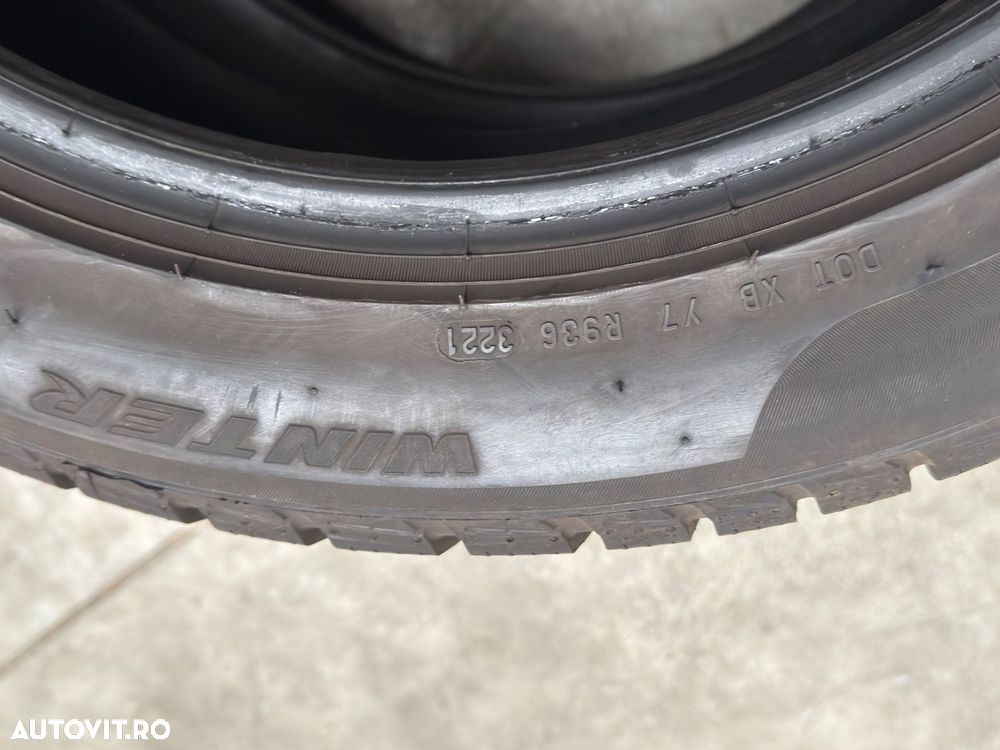Vând 4 anvelope 225/50/18 Pirelli de iarnă ca noi - 8