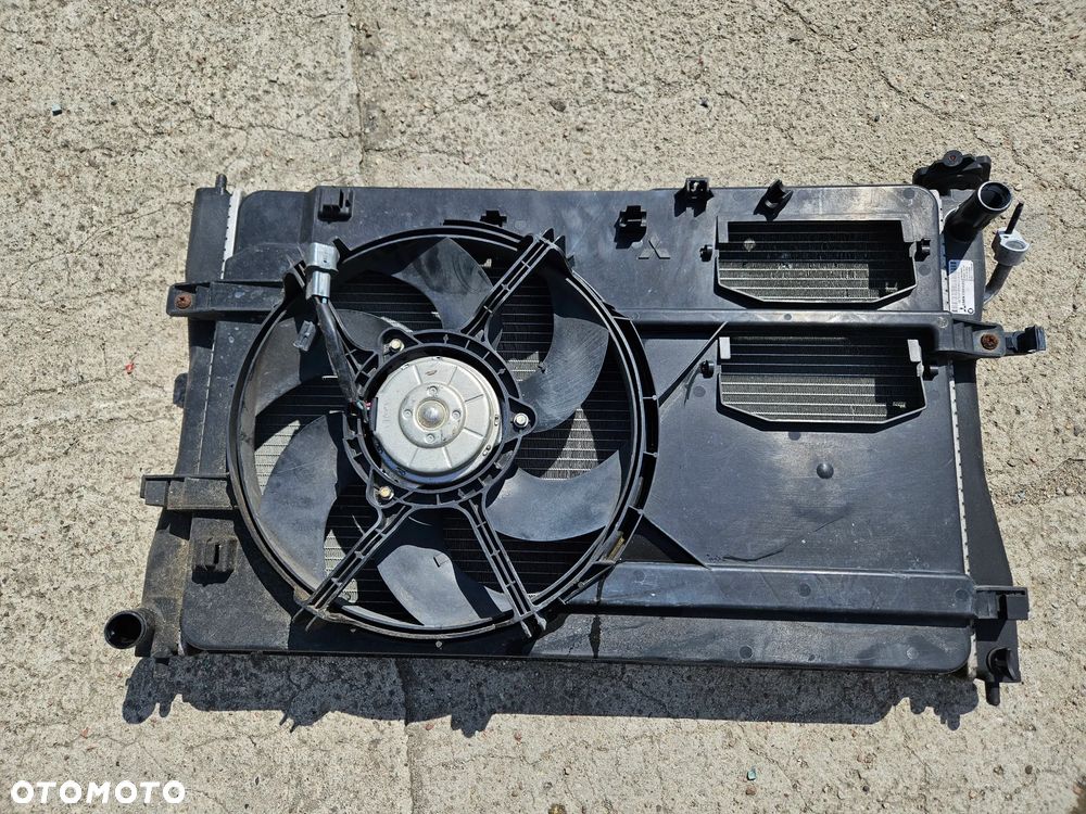 Komplet chłodnic chłodnica wody klimatyzacji wentylator Mitsubishi Colt VI Z30 1,5 DID 95KM 2006r - 1