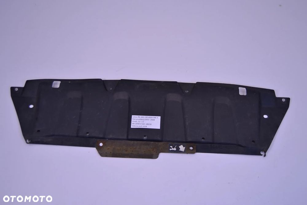 Osłona pod silnik LEXUS RX400H MK2 - 1
