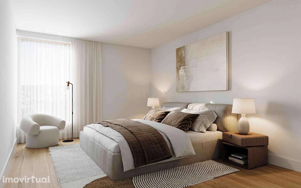 Apartamento T3 com varanda contínua e vista de Rio | Edíficio Alma, Vi - Grande imagem: 4/26