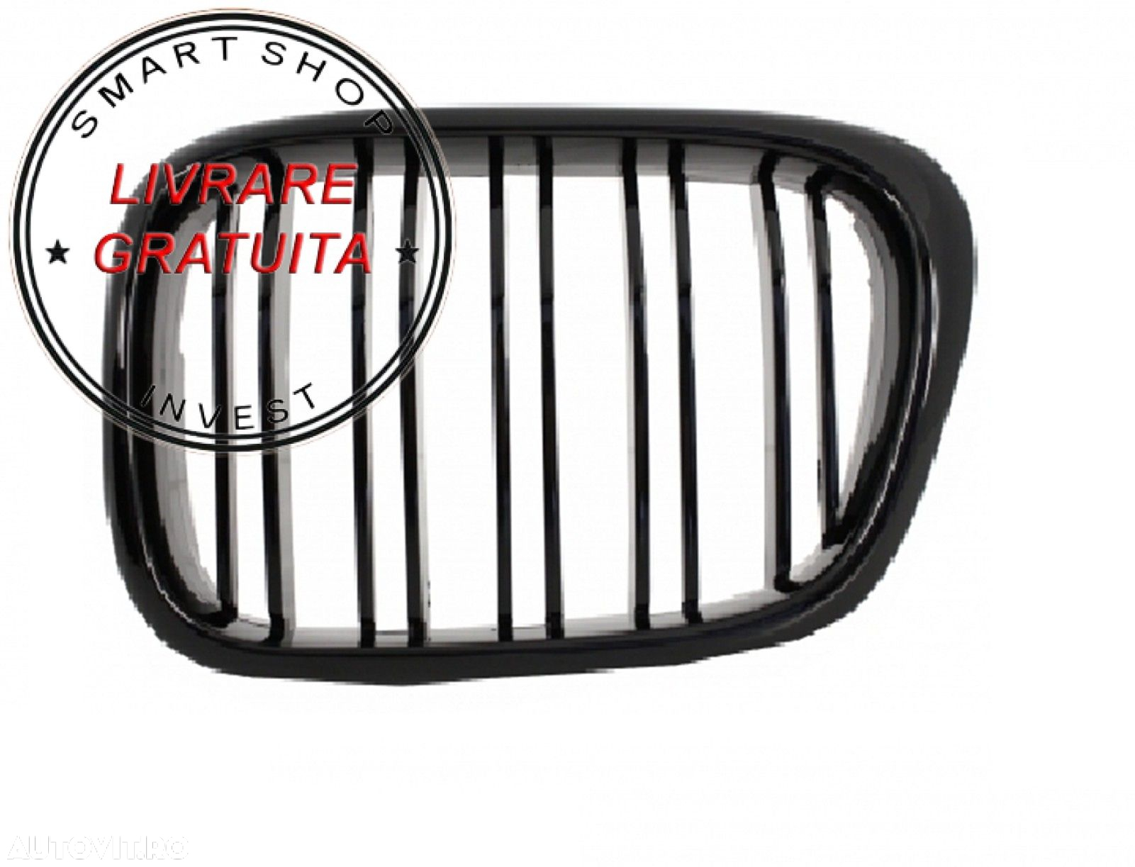 Bara Fata BMW E39 Seria 5 (1995-2003) cu Proiectoare Lumini de Ceata si Grile Cent- livrare gratuita - 5