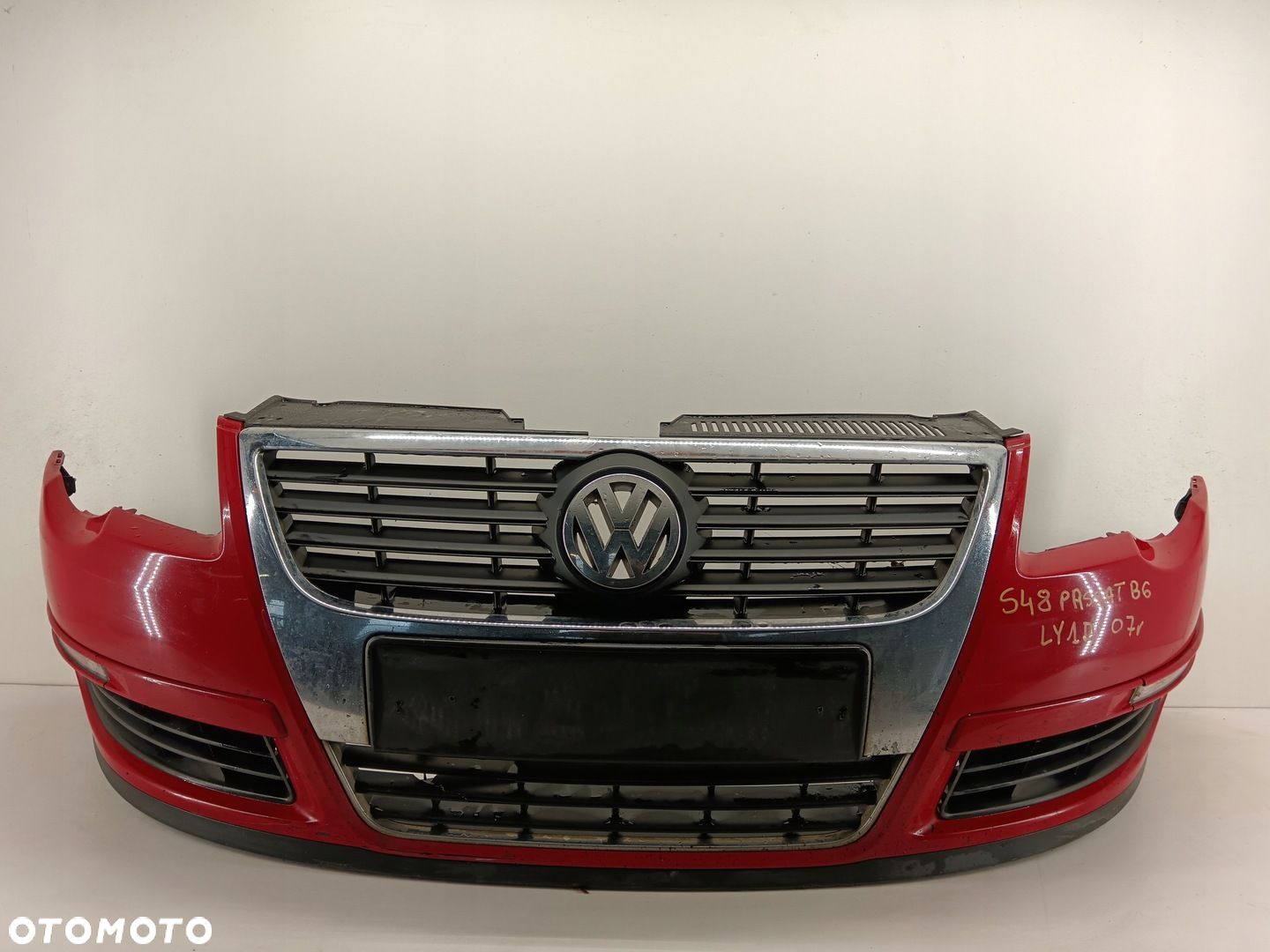 ZDERZAK PRZEDNI PRZÓD GRILL VW PASSAT B6 05-10 LY1D - 1