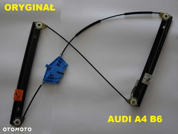 Podnośnik Mechanizm Szyby Audi A4 B6 Przód Lewy Oryginał 00-08 (1b2)