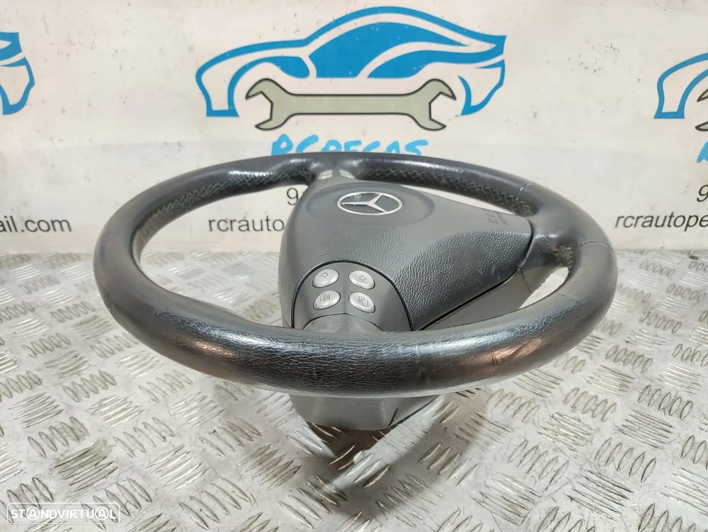 Volante Completo em Pele Multifunções Mercedes Benz SLK R171 - 5