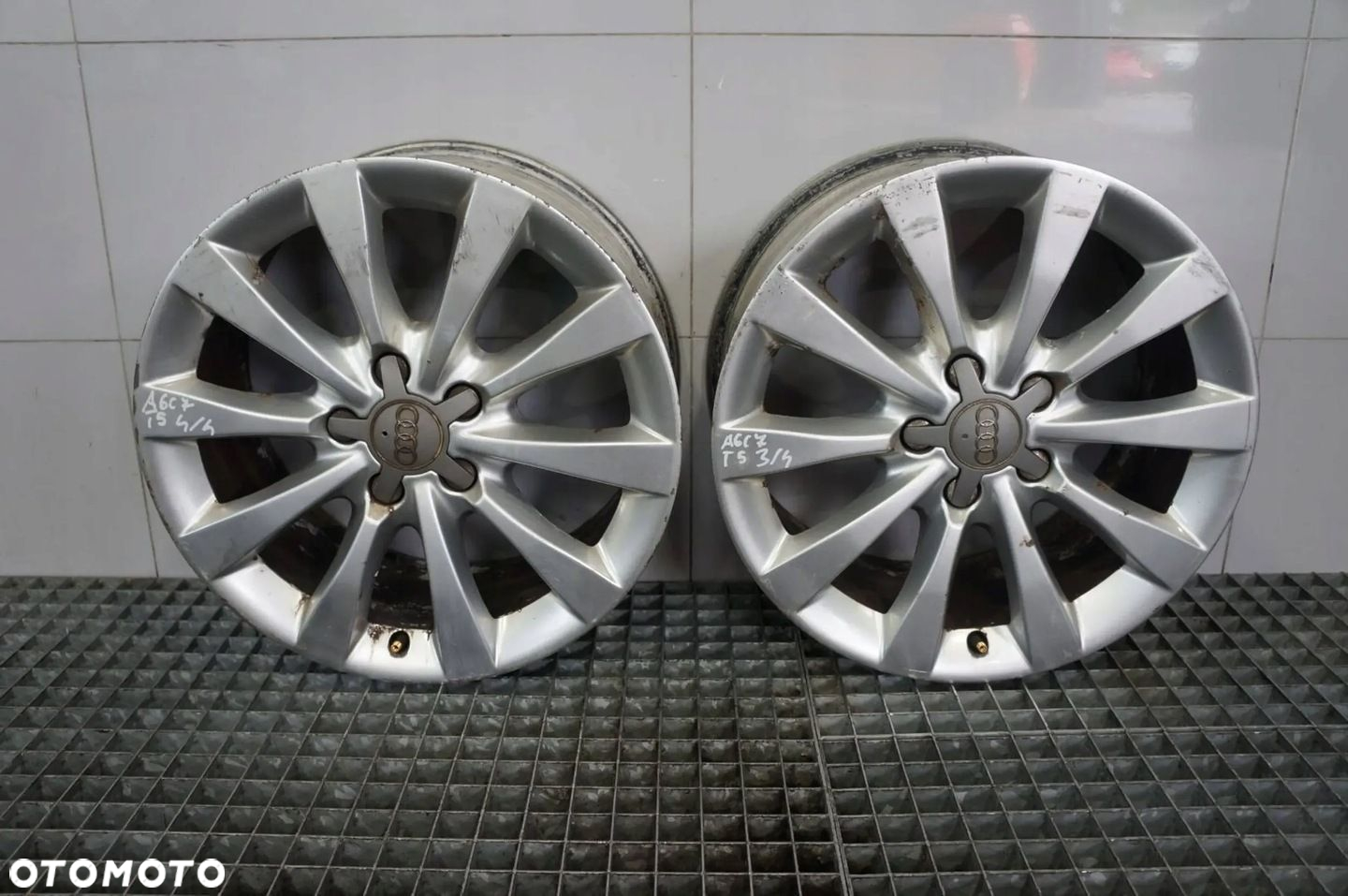 4 FELGI KOŁA ALUFELGI R17 AUDI A6 C7 A7 4G 5X112 8J ET39 4G0601025AG - 12