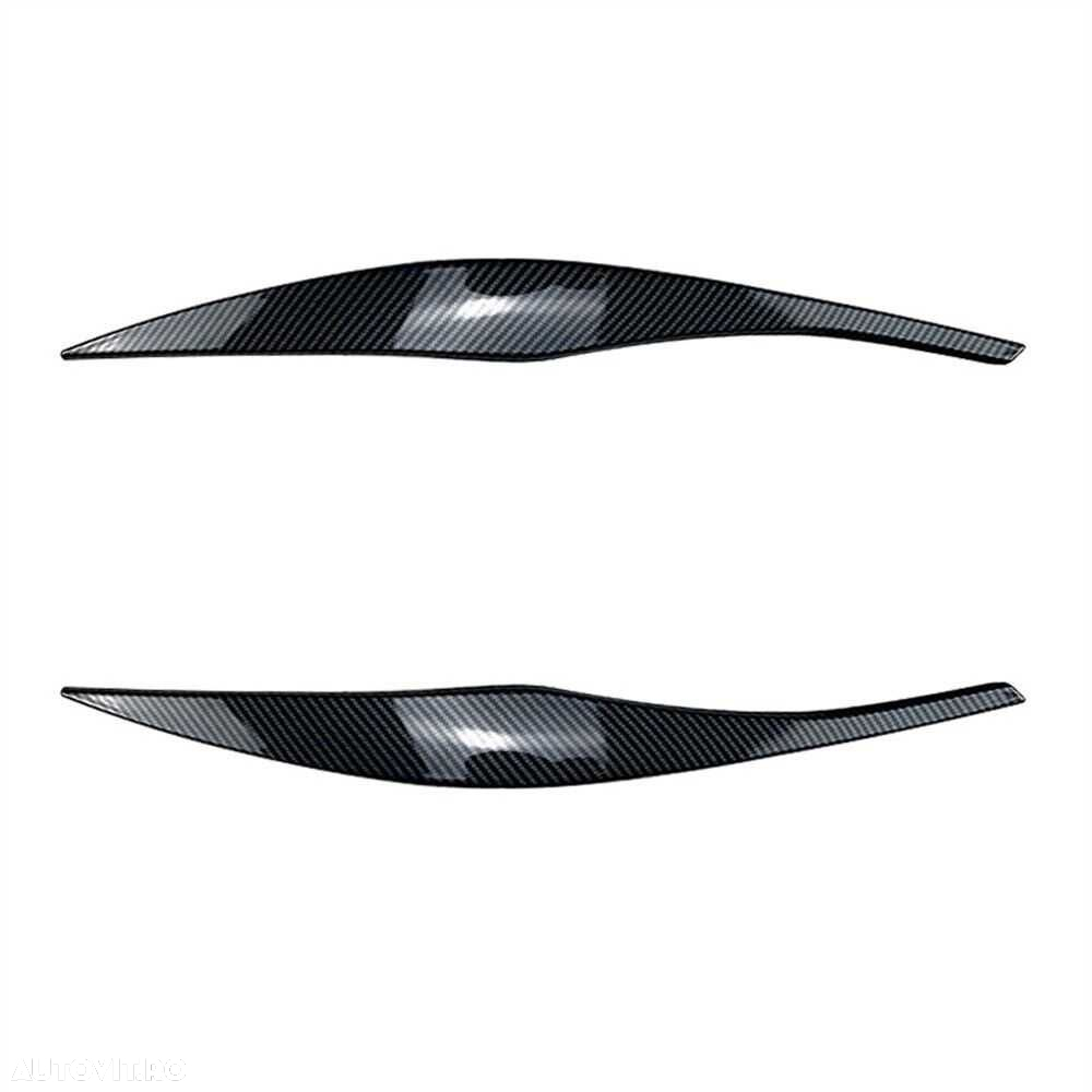 Set Pleoape Faruri Far BMW Seria 3 E90 E91 2005 - 2012, Carbon - 2
