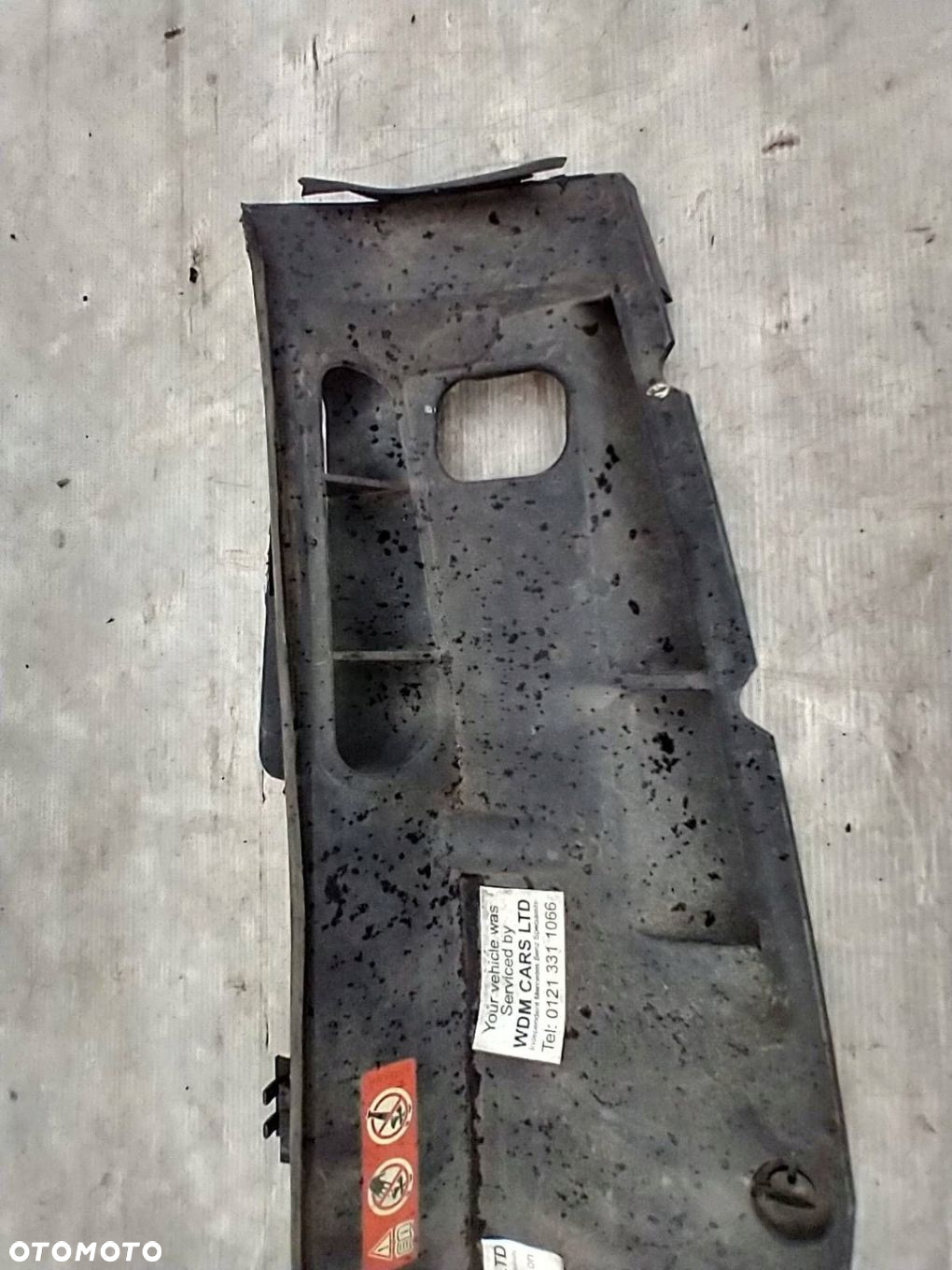 MERCEDES C-KLASA W204 OSŁONA PASA PRZEDNIEGO PRZÓD A2045000155 - 3