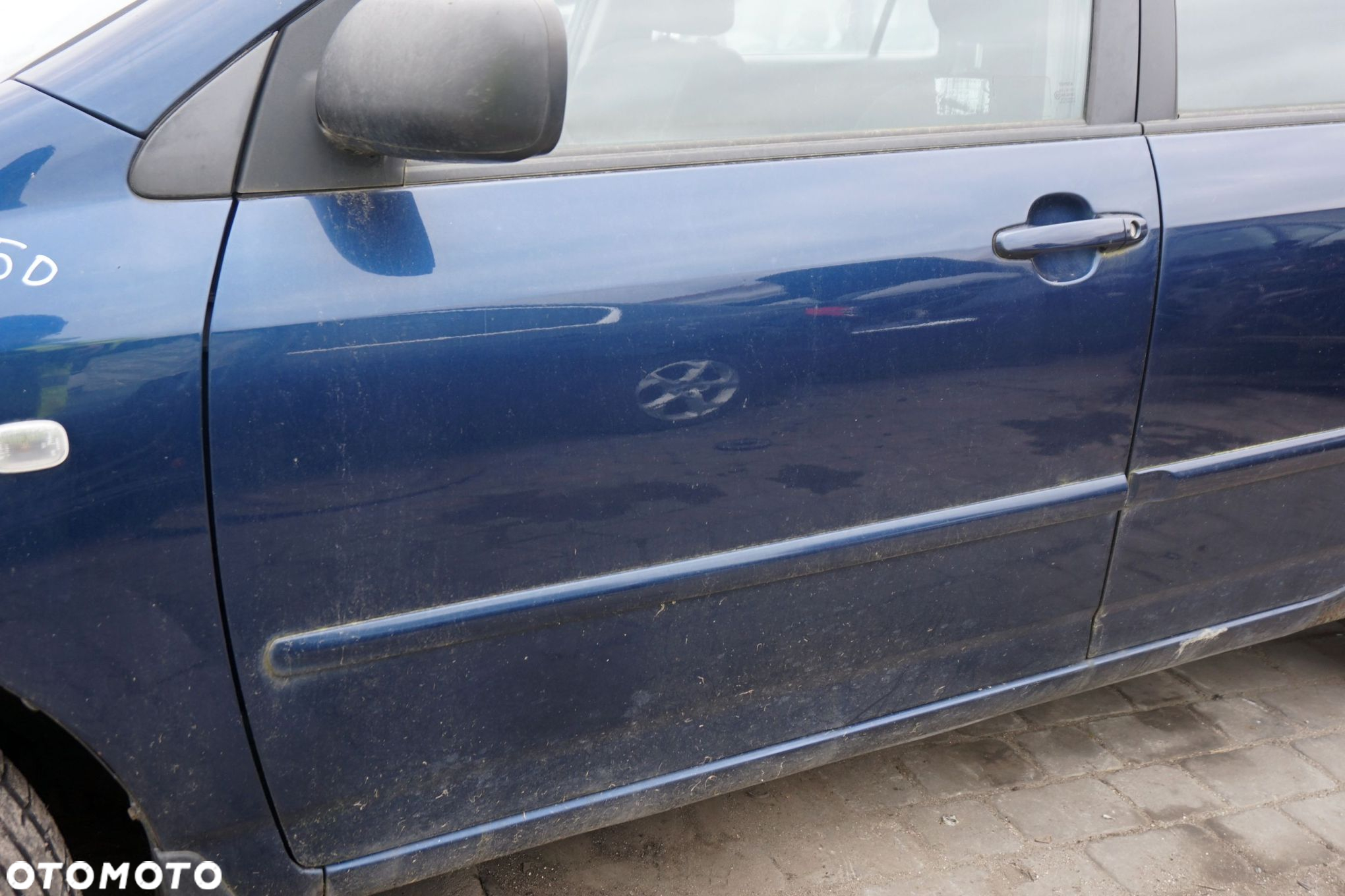 DRZWI PRZEDNIE LEWE COROLLA E12 LIFT 5D HB 8P4  GRANATOWY TOYOTA 2004-2007 - 4