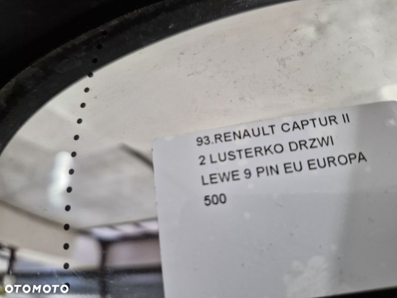 RENAULT CAPTUR 2 II LUSTERKO DRZWI LEWE 9 PIN EU - 10