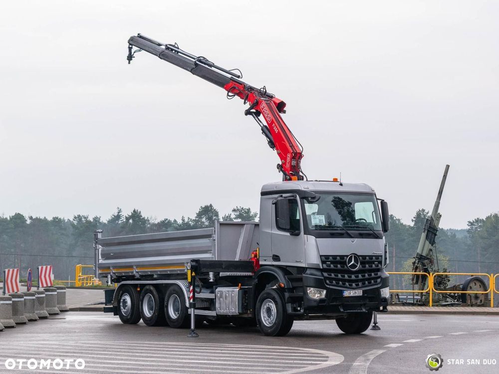 Mercedes-Benz AROCS 3643 8x4 Fassi F235A.2.23 E-dynamic Żuraw Wywrotka - 4