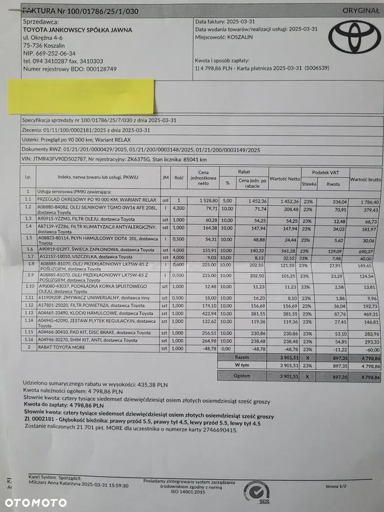 Toyota RAV4 2.0 Comfort 4x4 MS - 36