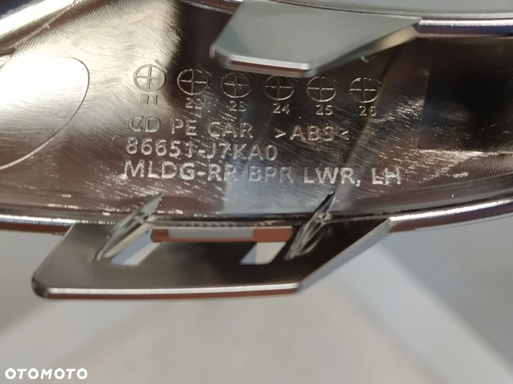 KIA PRO CEED PROCEED III LIFT GT 2021- LISTWA CHROM DOKŁADKA ZDERZAKA LEWY PRAWY TYŁ TYLNA NOWY ORYGINAŁ - 10