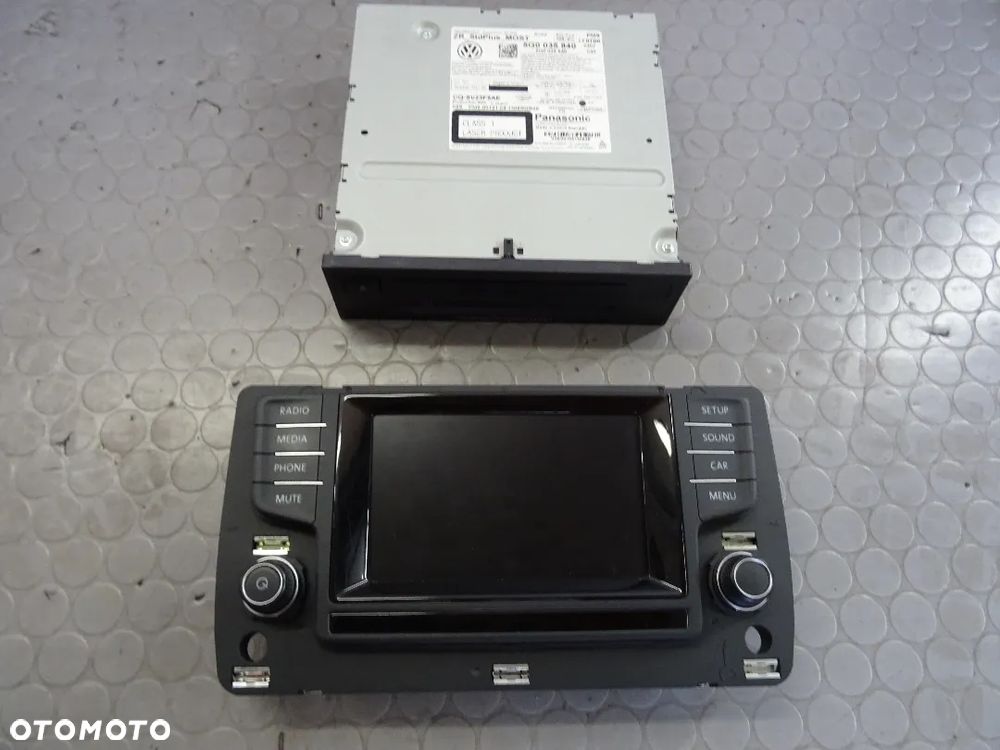 5G0035840 5G0919605 radio nawigacja VW Golf VII SPORTSVAN czesci - 1