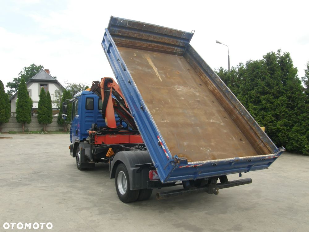 MAN TGL 8.210 2006 HDS Palfinger wywrotka Meiller-Kipper z Niemiec - 18