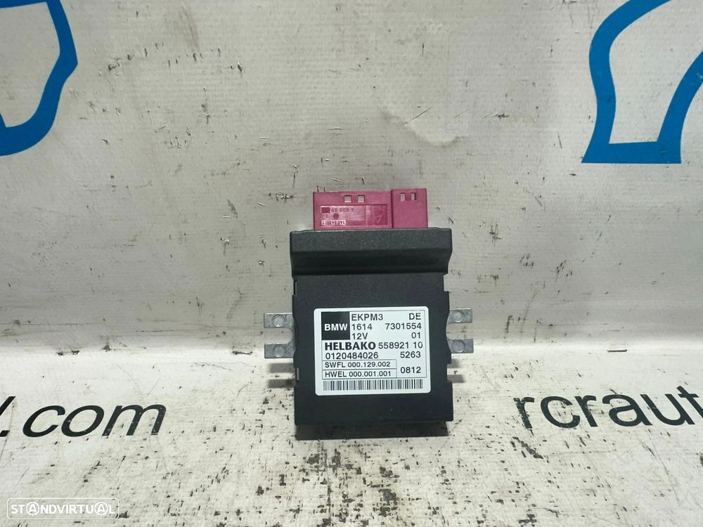 .Módulo Controlo Bomba Combustível Original BMW 7301554 EKPM3 2011 - 2019