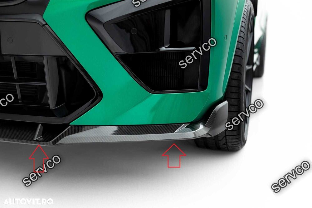 Prelungire bara fata Bmw X5 M F95 Facelift 2023- v6 - Maxton Carbon - 3