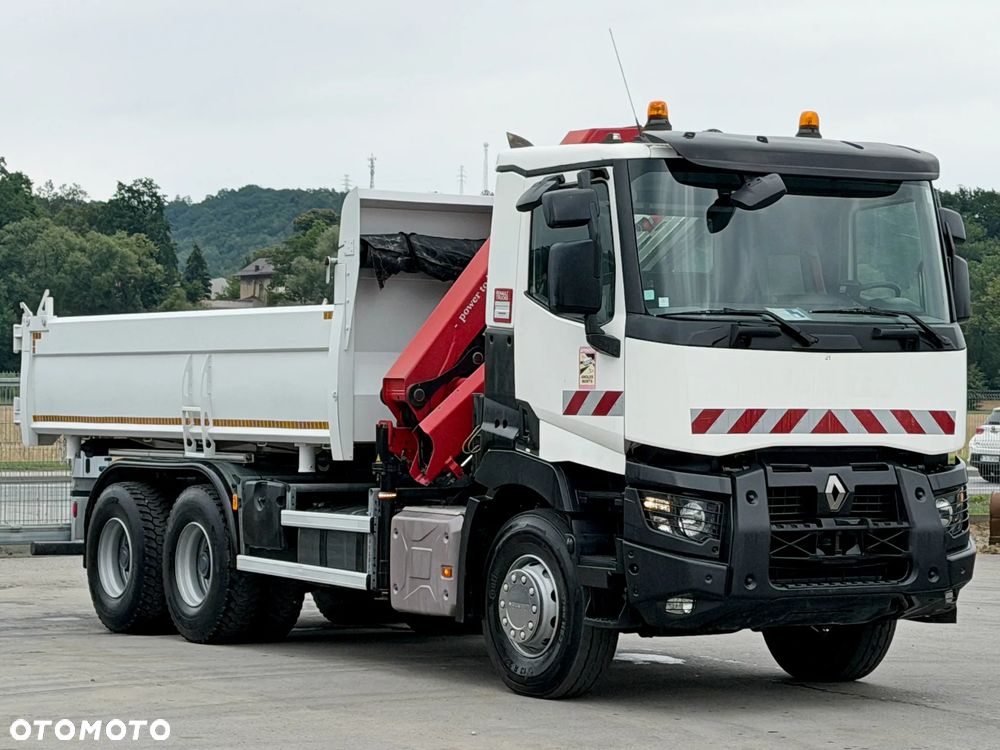 Renault C 380 * WYWROTKA 5,20 m + HMF 1820 - K2  + PILOT + BORDMATIC * 6x4 - 6