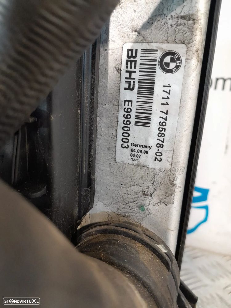 RADIADOR ÁGUA  VENTILADOR ARREFECIMENTO MOTOR INTERCOOLER AC AR CONDICIONADO BMW SERIE 5 E60 E61 3.0D - 9