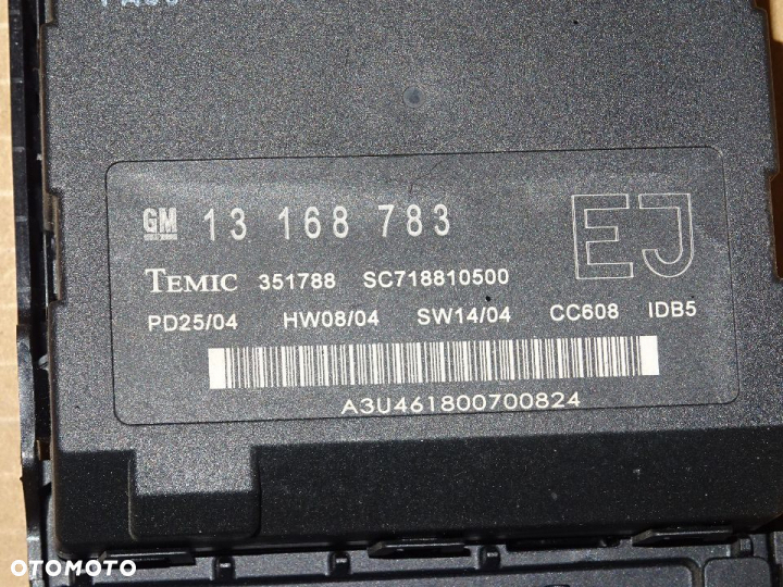 SKRZYNKA MODUŁ NADWOZIA BCM OPEL SIGNUM VECTRA C KB EJ, PIN CARPASS - 4