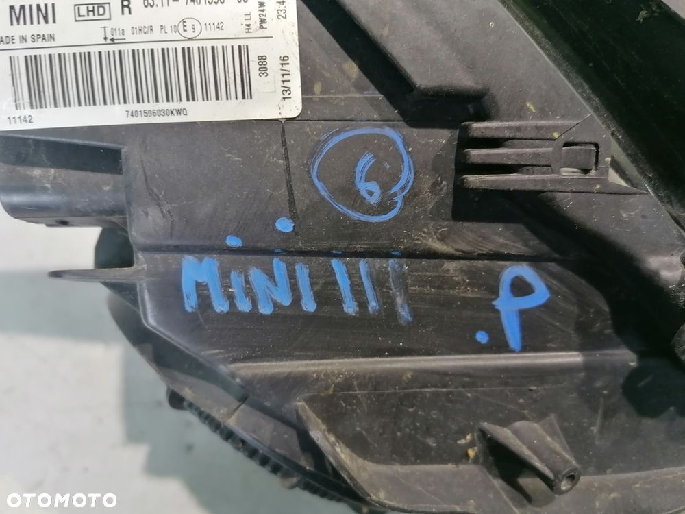 MINI COOPER III 16r LAMPA PRAWY PRZÓD PRZEDNIA 7401596 EUROPA - 5
