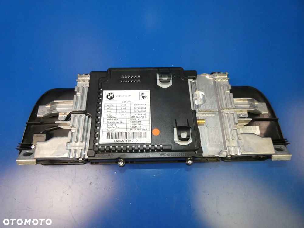 BMW 5 F10 F11 MONITOR WYŚWIETLACZ RADIA NAWIGACJI - 3