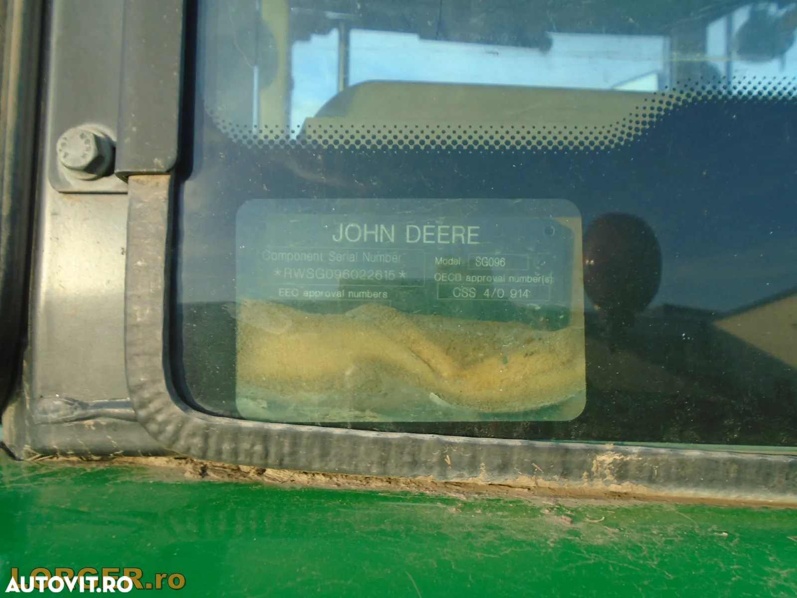 John Deere 8530 cu stabilizator de sol Wirtgen WS 250 - 24