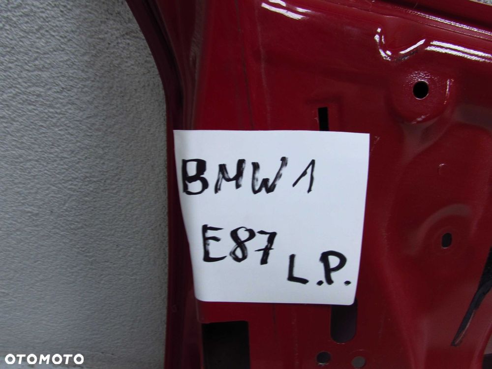 BMW 1 E87 01-12 DRZWI PRZOD LEWE PRZEDNIE RED - 10