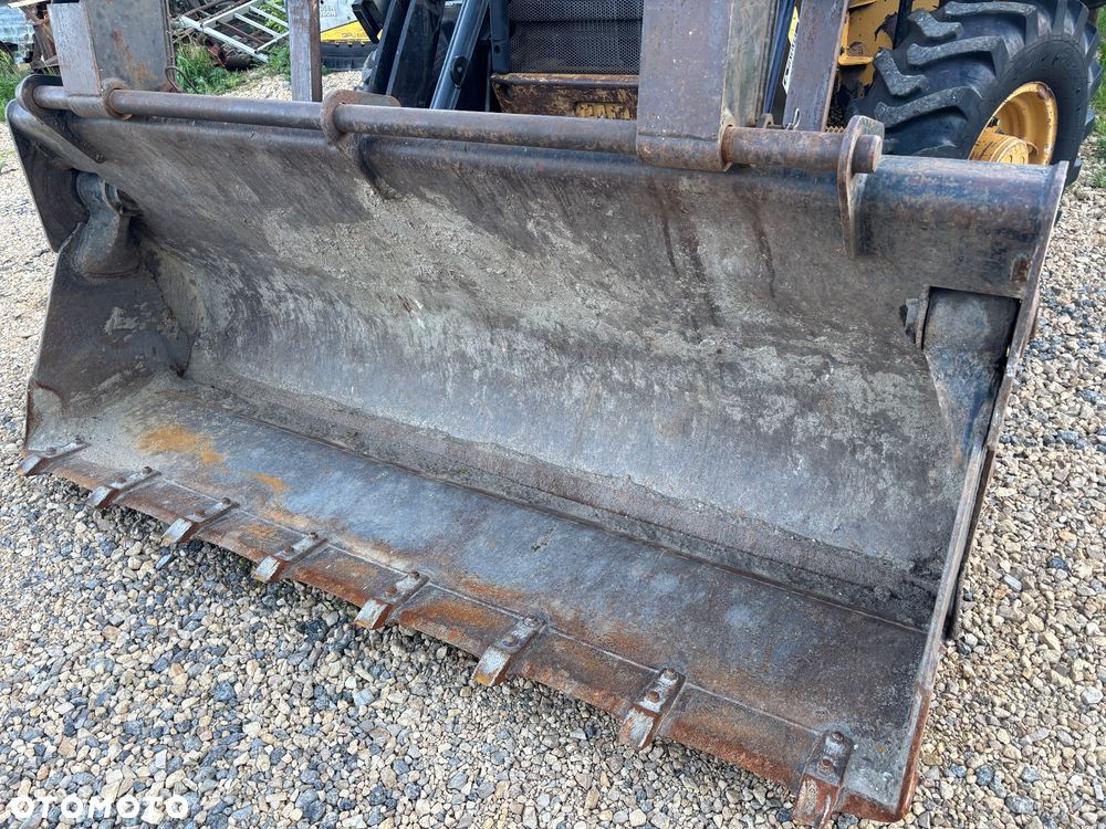 Caterpillar CAT 428D 2005r 4x4 koparko ładowarka teleskop widły rekin - 8