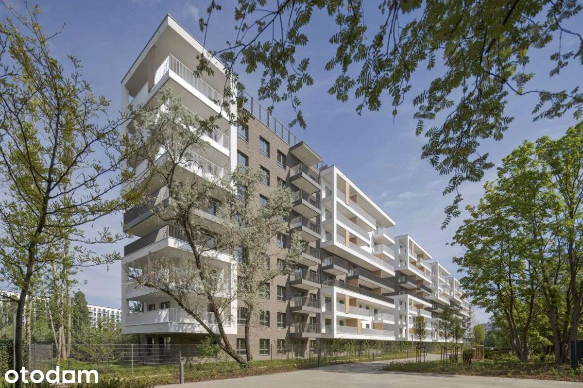 Pięknie doświetlone płd-zach z dużym balkonem 20m2