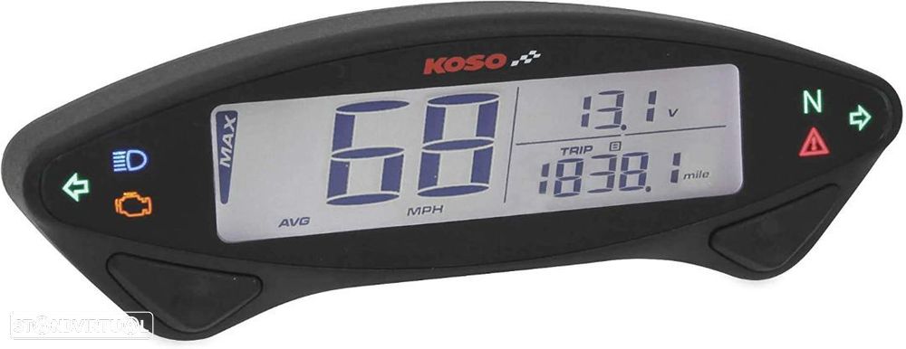 Painel de instrumentos KOSO DB EX-02 BA048001 " velocimetro conta kilometros " - 1