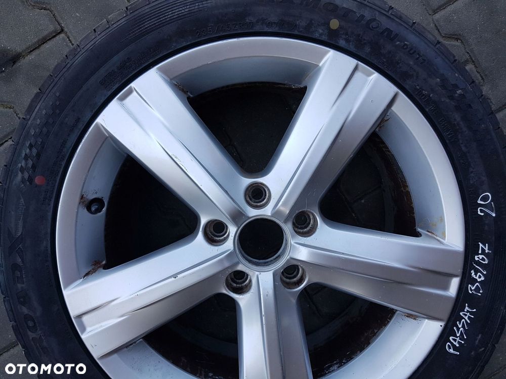 VW PASSAT B7 10-14r CC FELGA ALUMINIOWA 17 5X112 3AA601025E KOŁO ZAPASOWE - 4