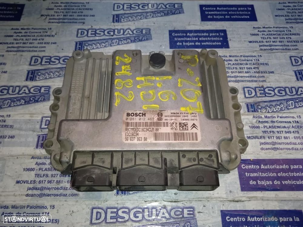 CENTRALINA MOTOR UCE PEUGEOT 207 2018 - 3