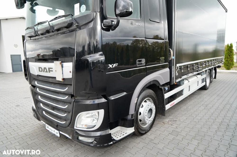 DAF XF 480 / SOLÓWKA / 6X2 / MEGA / PUNTE RIDICATĂ / I-PARK COOL / 2019 / - 11