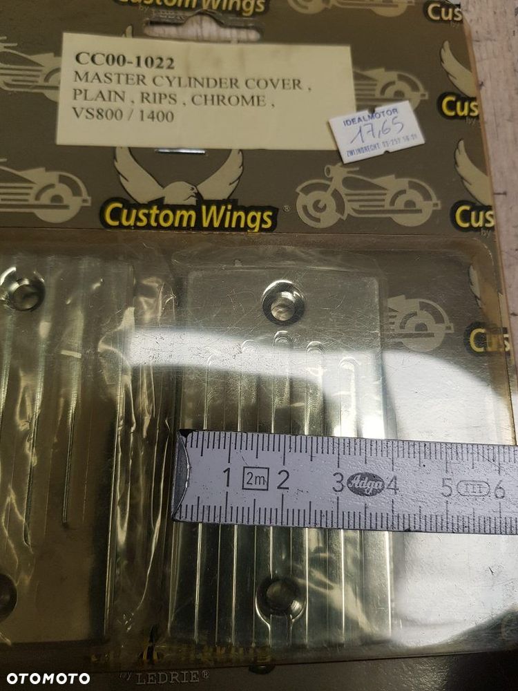 Pokrywa pompy chrom Custom Wings Zestaw Suzuki VS800 VS1400 Intruder - 6