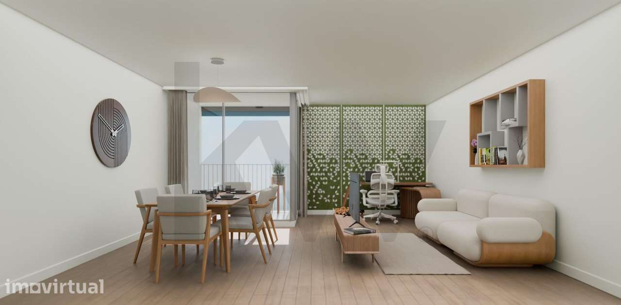 T2 com varanda e  vista rio Rio em Marvila | 1 Suite | Empreendimento - Grande imagem: 5/29