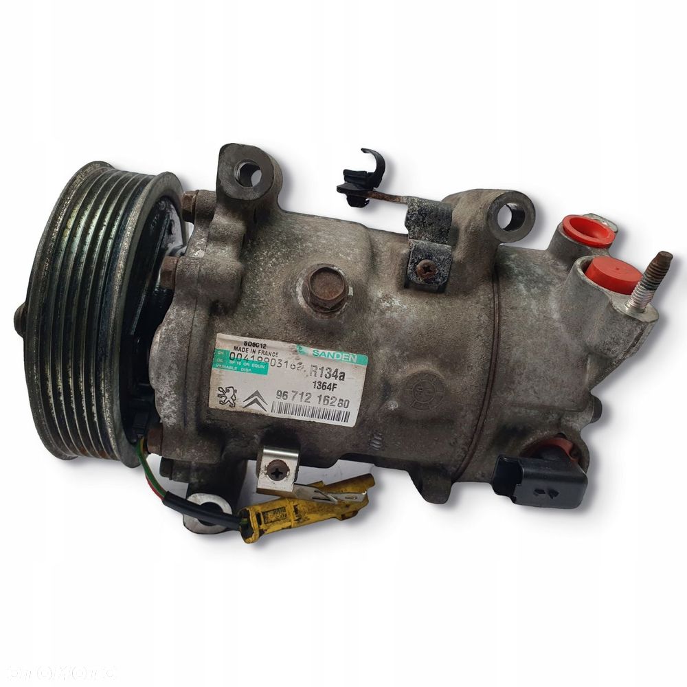 SPRĘŻARKA KLIMATYZACJI Peugeot 207 1.6 VTI 9671216280 kompresor - 2