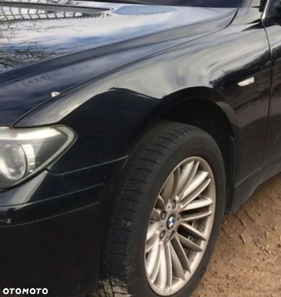 Błotnik e65 blacksapphire prawy lewy ORG lakierstan bdb - 2