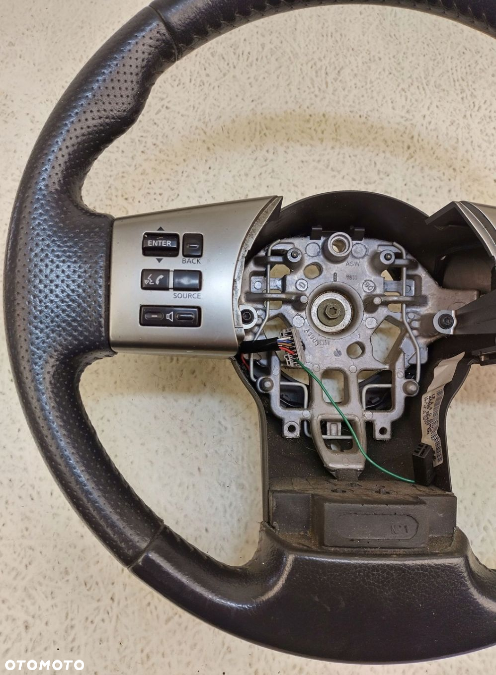 NISSAN PATHFINDER R51 KIEROWNICA SKÓRZANA MULTIFUNKCJA 48430-EB430 - 8