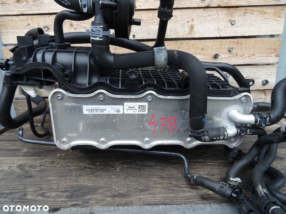 KOLEKTOR SSĄCY AUDI VW A3 GOLF 1.4TSI 04E129711L 04E145749B 04E129709PL - 2