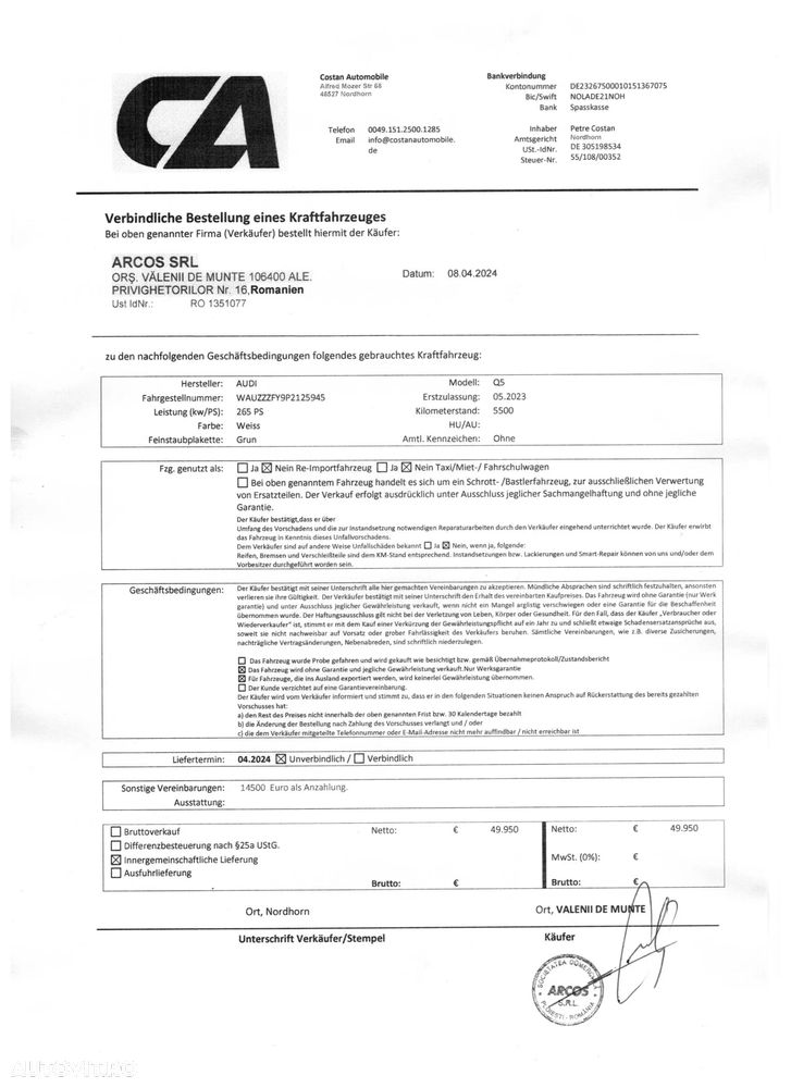 Audi Q5 50 TFSIe Sportback quattro S tronic S line - 8