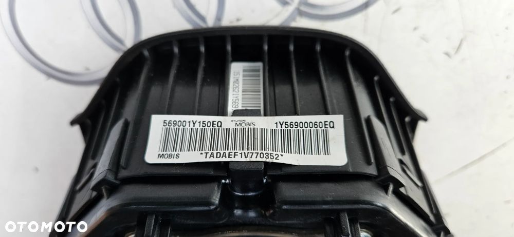 Kia Picanto 2 II 2011- Kokpit Konsola Deska rozdzielcza Poduszka kierowcy pasażera Airbag  NIE REGENEROWANA ORYGINAŁ 569001Y150EQ - 6