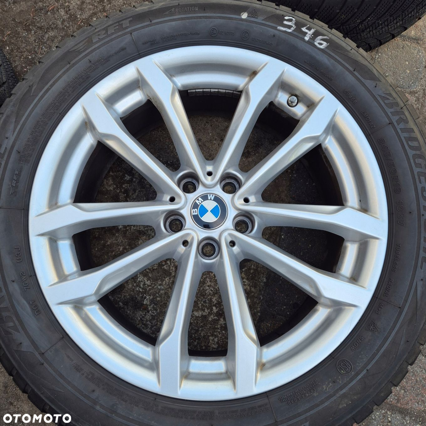 ZIMA KOŁA 19 ORYGINAŁ BMW X3 G01 X4 G02 245/50 R19 OPONY 2023r - 2