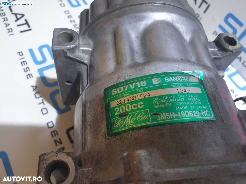 Compresor AC Aer Conditionat Clima Volvo S40 2 2.4 D5 2007 - 2012 Cod 3M5H-19D629-HC [D0385] - 3