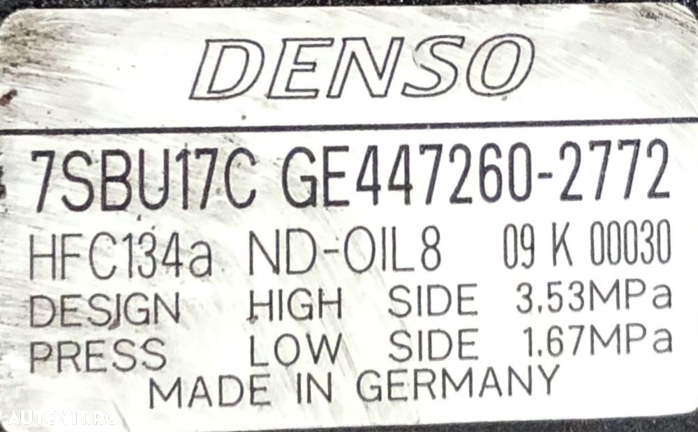 Compresor clima ac freon bmw 750i x6 50i 550i F10 F01 E71 V8 N63B44 - 2