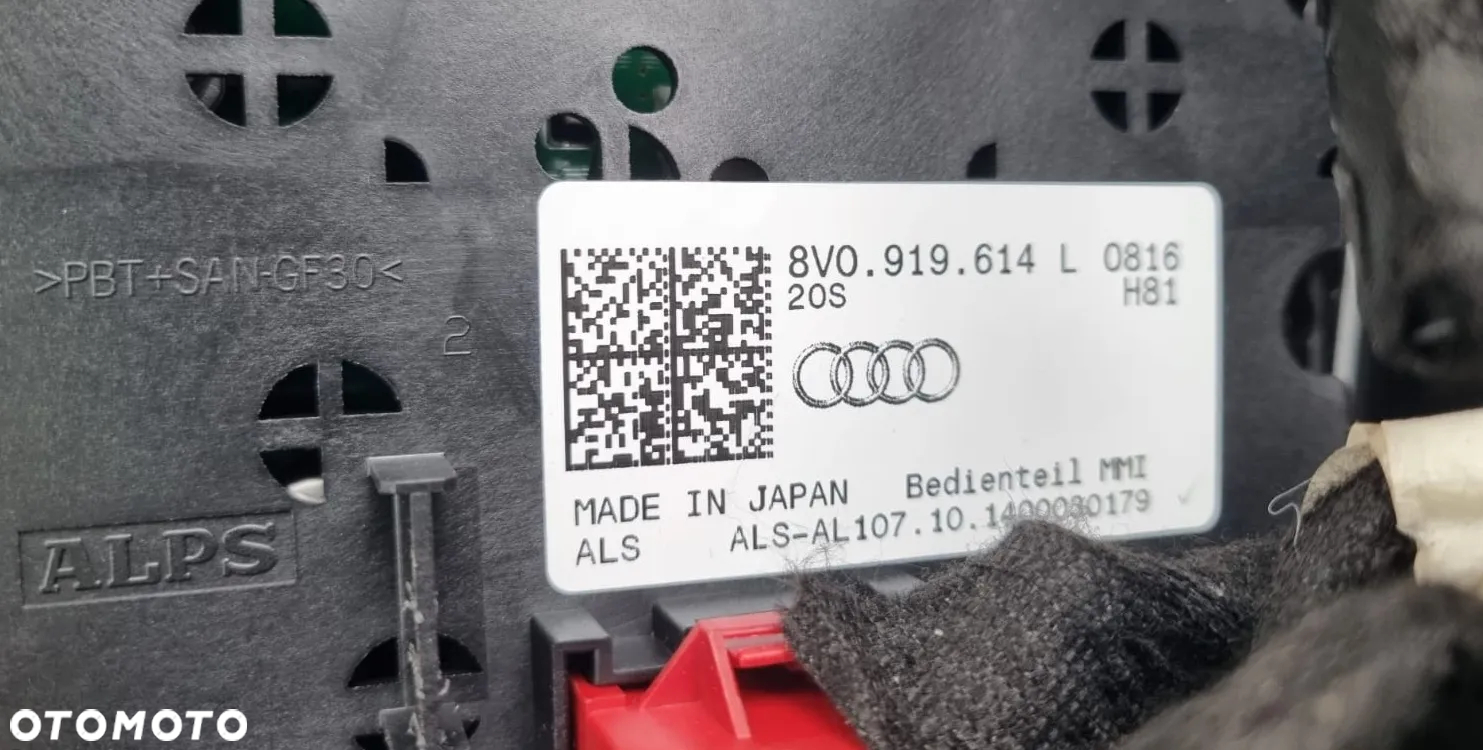Panel sterowania MMI kontroler Audi A3 8V 8V0919614L - 2