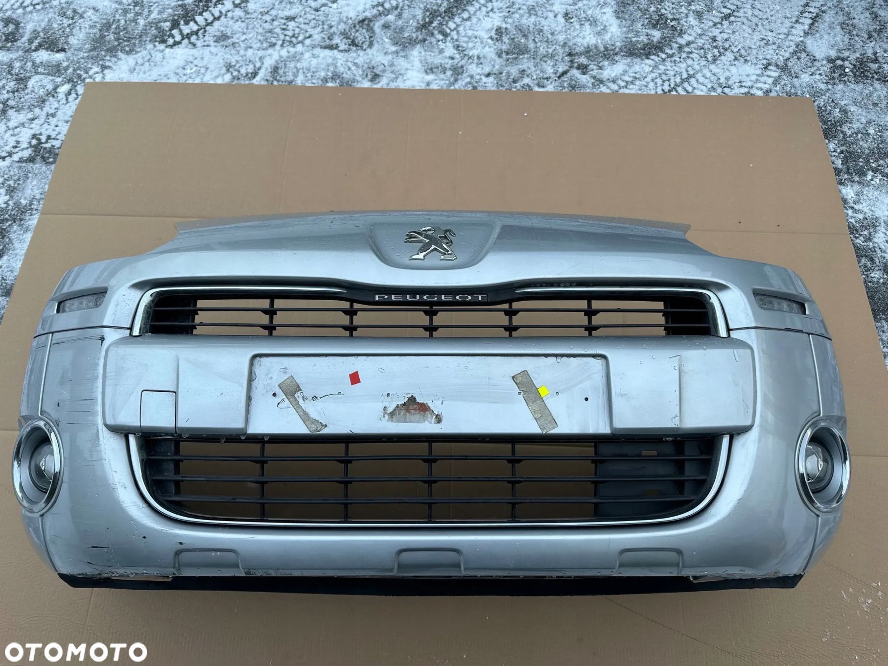 ZDERZAK PEUGEOT PARTNER III LIFT 2013 LED ORYGINAŁ KOMPLETNY DEMONTAŻ - 1