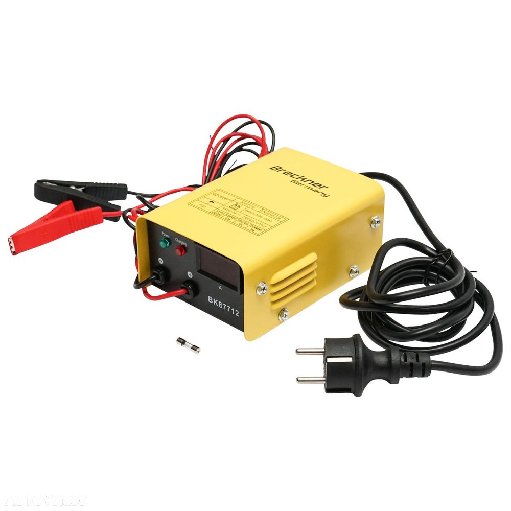Redresor incarcator baterie auto 12V 10A 230V/180W pentru baterii 30-150ah Breckner Germany - 2