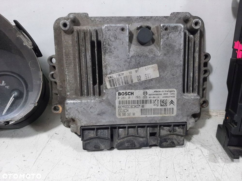 PEUGEOT 206 VAN LIFT 1.4HDI 04R STEROWNIK SILNIKA ZESTAW BOSCH 0281011783 - 2