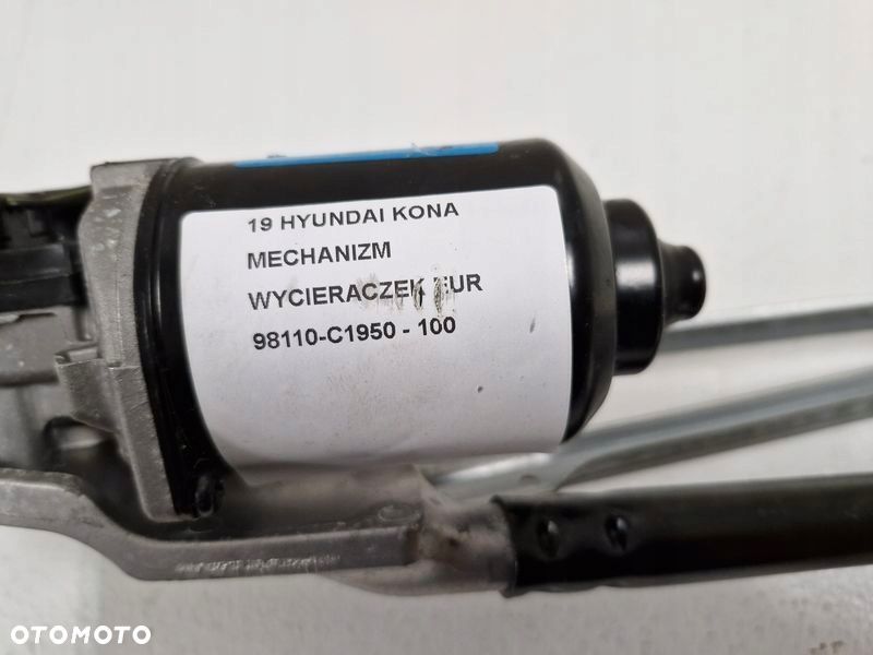 HYUNDAI KONA I 1 MECHANIZM SILNICZEK WYCIERACZEK PRZÓD EUROPA 98110-C1950 - 5